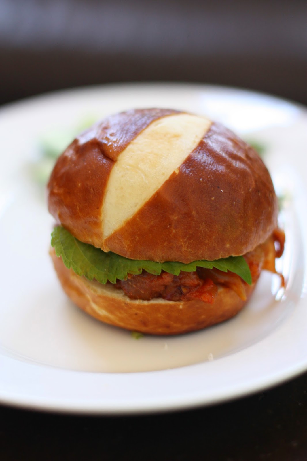 Week of Menus Korean Spicy Pork Sandwich (돼지불고기 sandwich) Unexpected