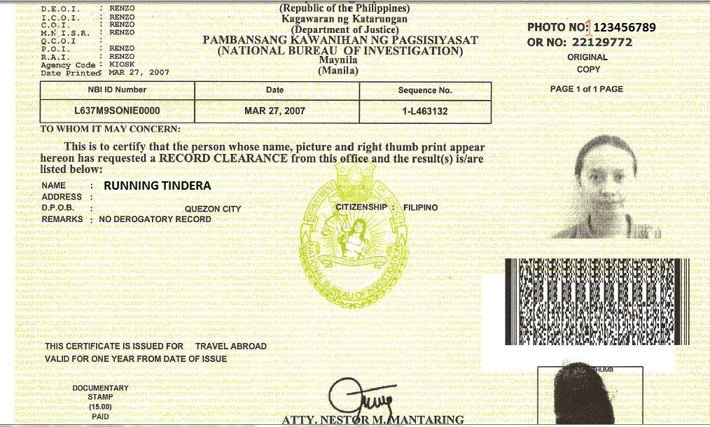 Runningtindera's Scratch Post Daily thoughts Getting an NBI Hit isnt