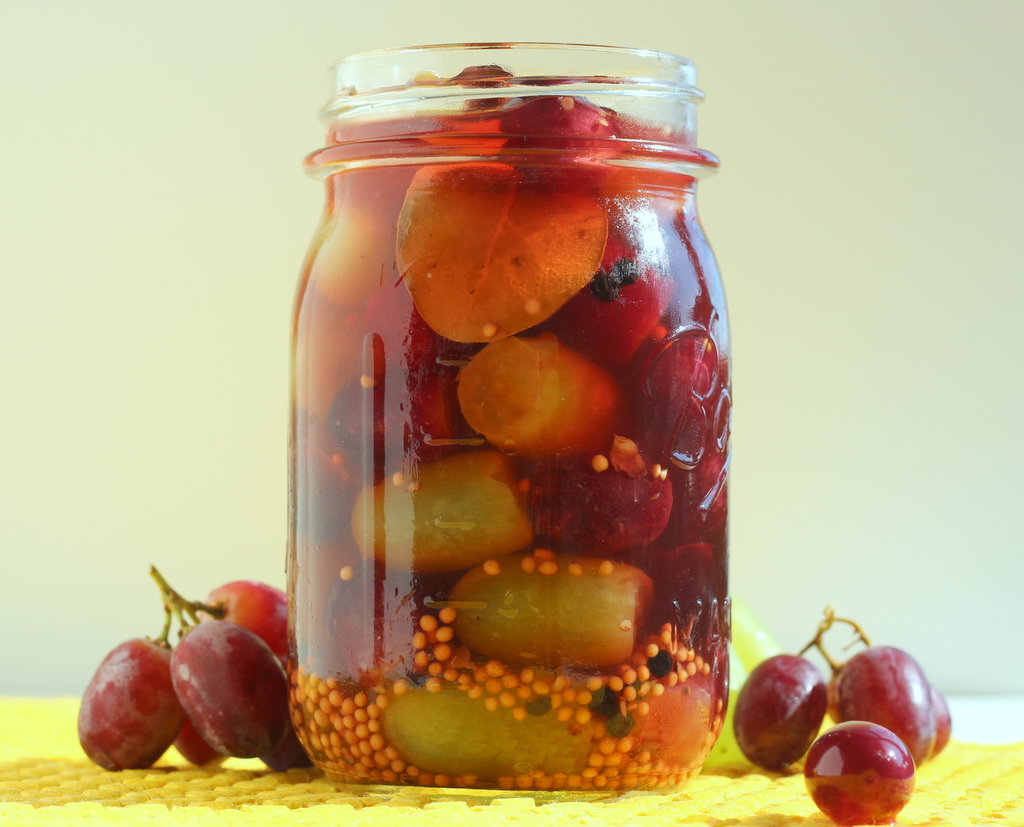 Tried in Blue Tuesday's Twist Pickled Grapes