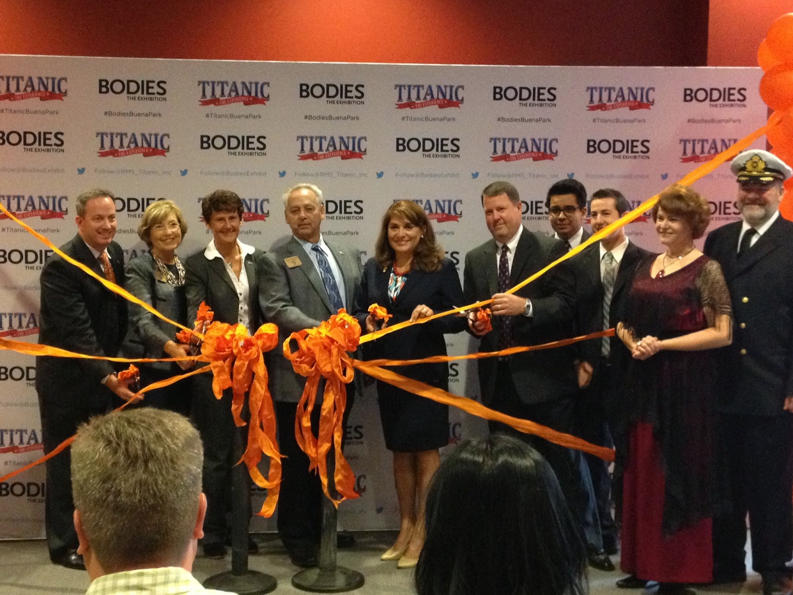 RibbonCutting Ceremony of Titanic The Experience and Bodies... The