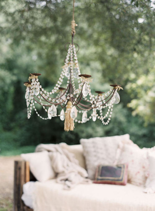 Anyone Can Decorate: Outdoor Chandelier Ideas