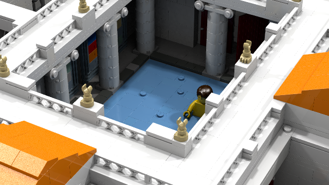 L.M.I.R. - Lego Modular Imperium Romanum: L.M.I.R. Roman Bath