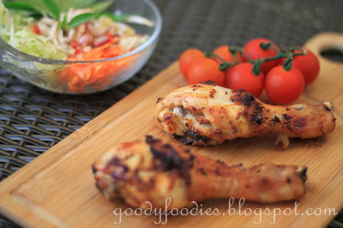 GoodyFoodies Recipe Chicken drumsticks/thighs with Paprika & Garlic