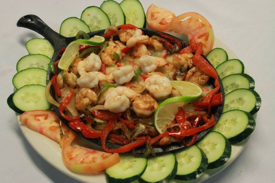 Fajitas de Camaron (Restaurante Caribbean Quetzalteango) Restaurante Caribbean Quetzaltenango