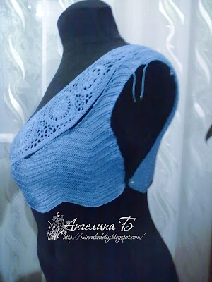 авторские работы, мои работы, платье, вязание крючком, мастер-класс, 