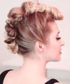 Kiesza S Faux Hawk Hairstyle Tutorial Easy Girls Hairstyles