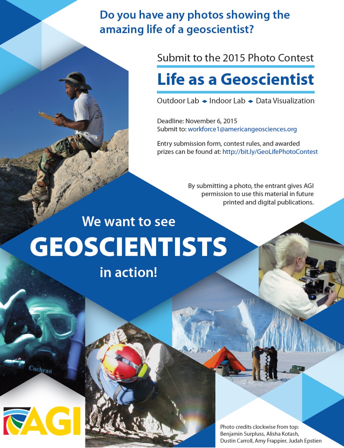 Arizona Geology "Life as Geoscientist" photo contest