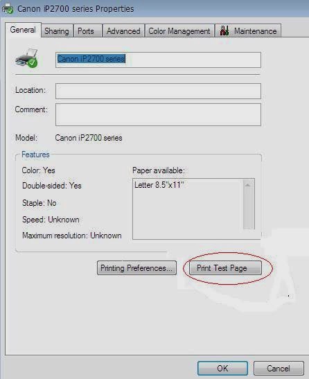 canon pixma test page canon pixma test page