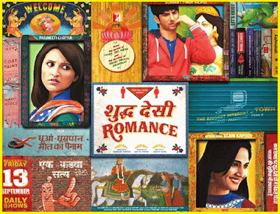 Shuddh Desi Romance,Movie,HD,Poster