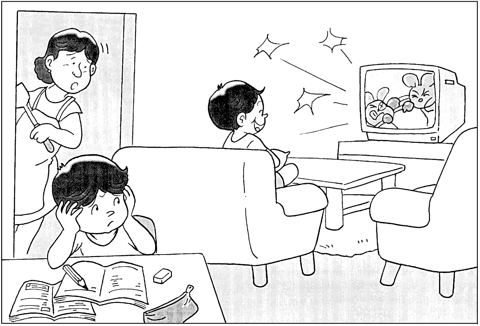 教学堂 看图说话素材