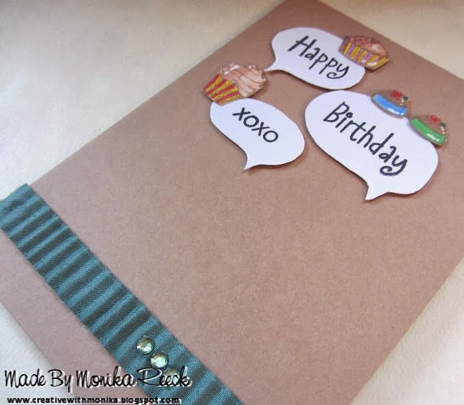Creative With Monika Happy Birthday (XOXO) card