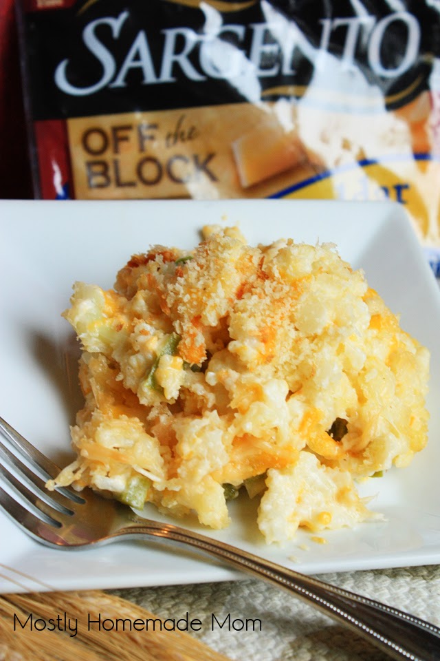 Cheesy Cauliflower Casserole Mostly Homemade Mom