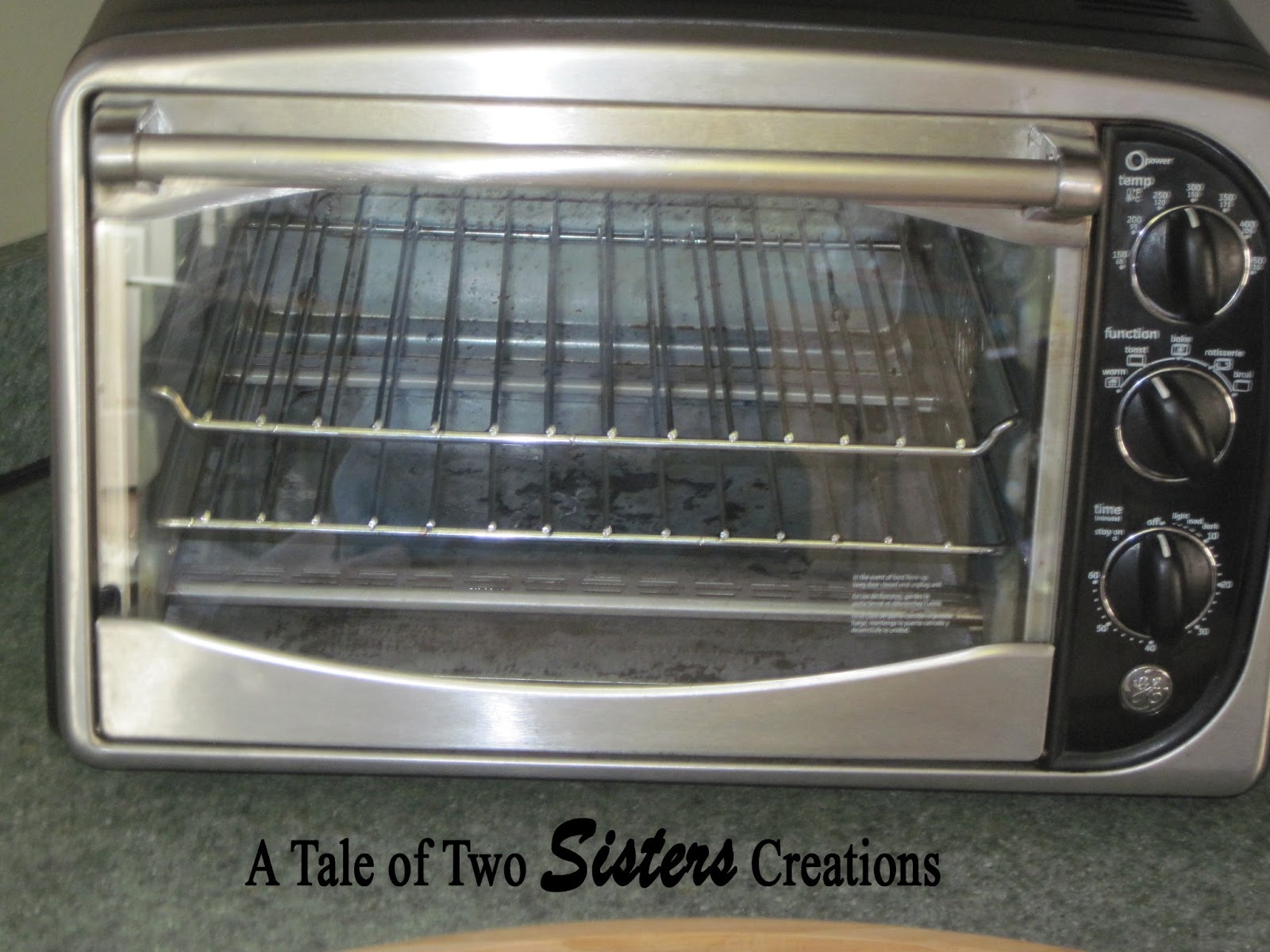 A Tale of Two Sisters Creations How to Clean Toaster Oven and Remove