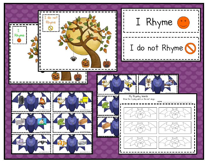 Can Do Kinders Bat Wings and Rhyming Things!