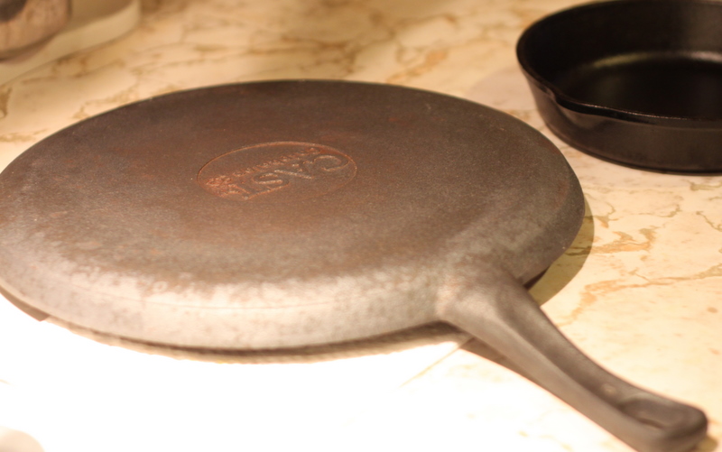 Cooks Joy Seasoning cast iron Self cleaning oven method