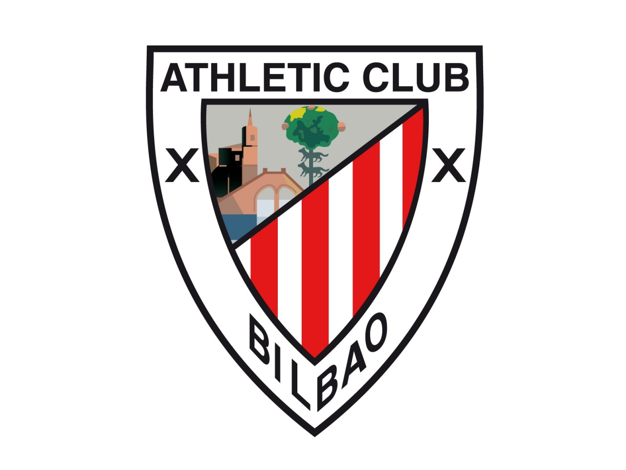Dibujos - Fondos de escritorio - Imagenes: Escudo Athletic Bilbao Club1280 x 960
