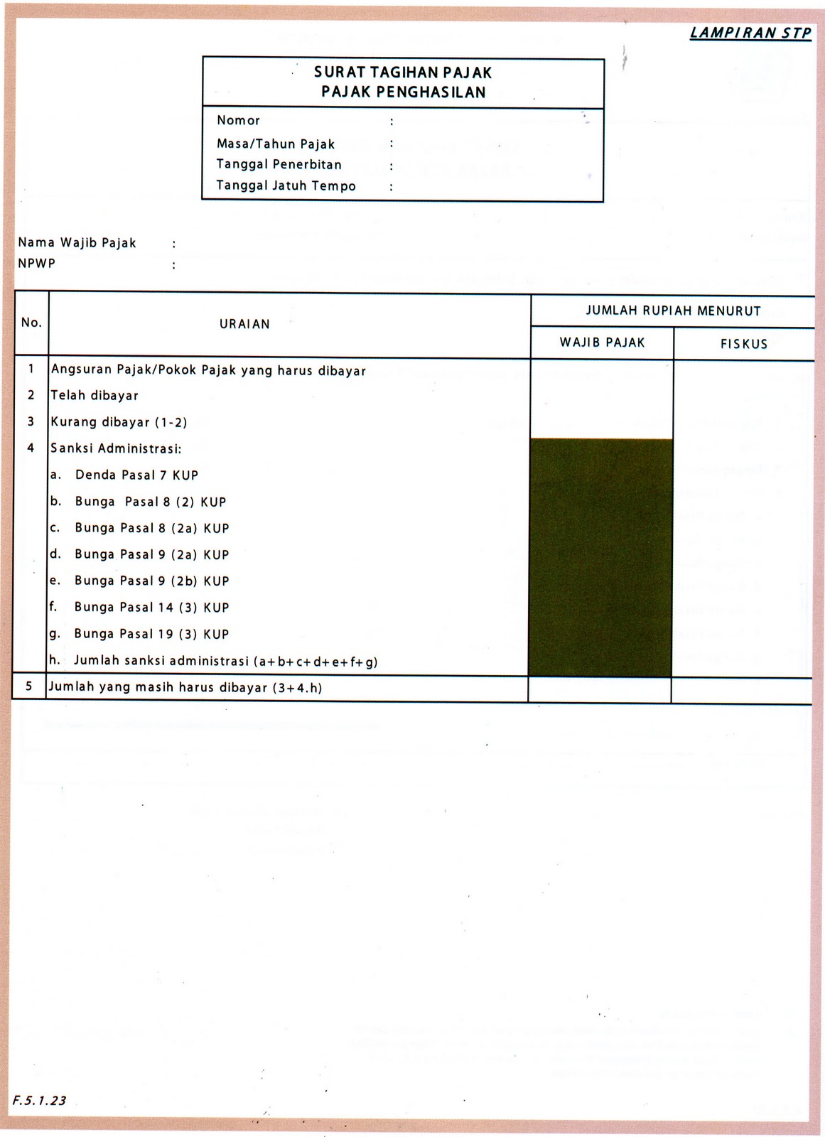 Kreasi Me Berkenalan Dengan Surat Tagihan Pajak