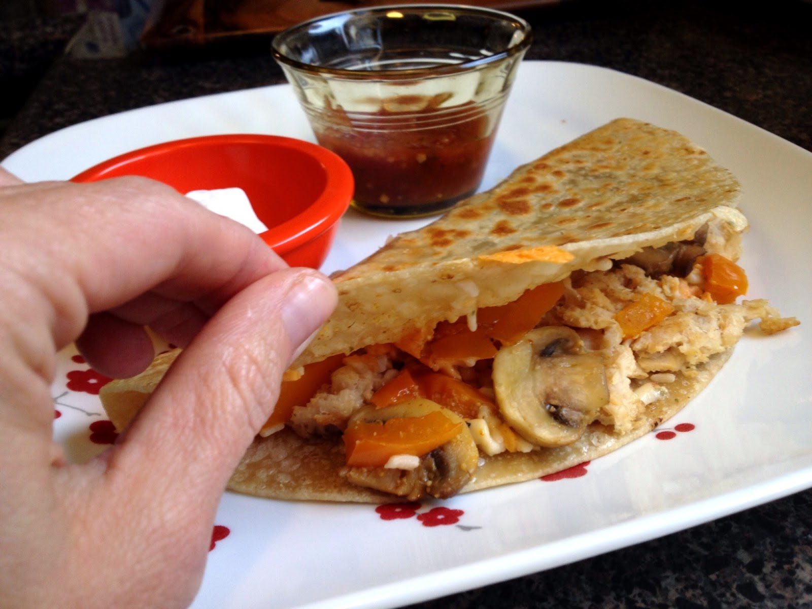 Vegan Crunk Easy Vegan Chicken & Cheese Quesadillas