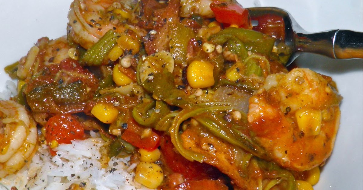 Docaitta Lifestyle Something Spicy Creole Okra and Shrimp
