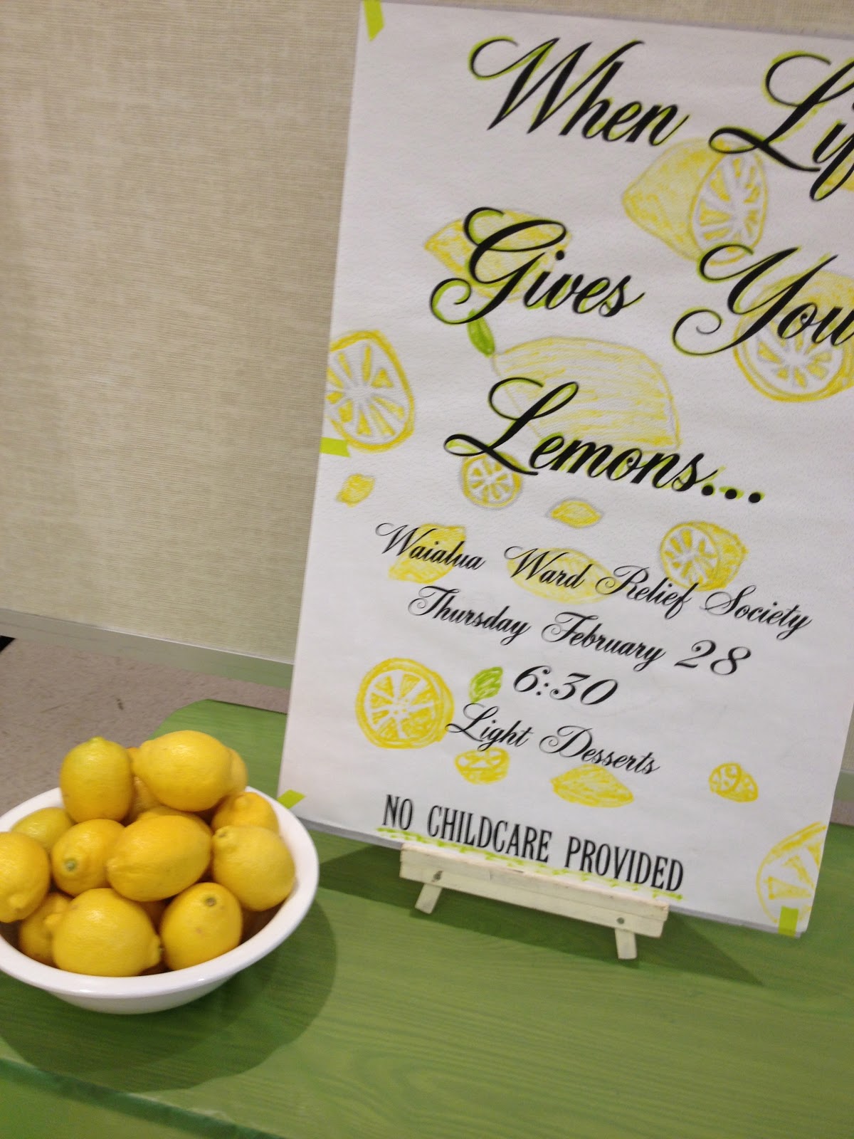 North Shore Notes When Life Gives You Lemons...