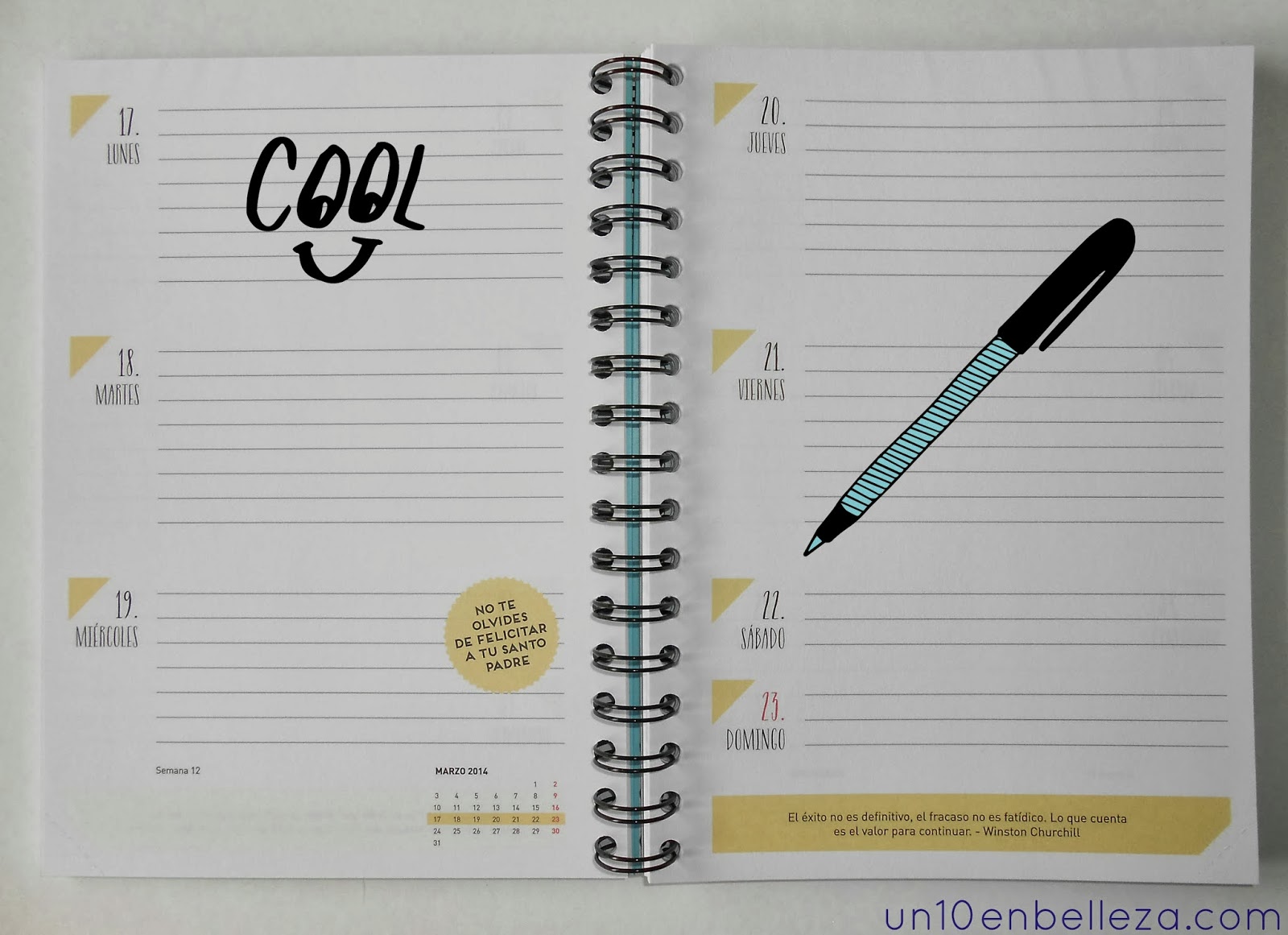 Agenda Mr.Wonderful 2013-2014 | Un 10 en Belleza Agenda Mr.Wonderful 2013-2014 | Un 10 en Belleza