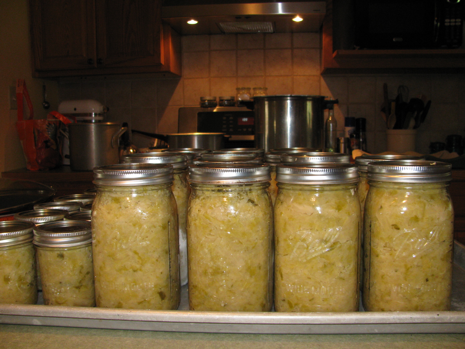 Living Simply and Deliberately Making Sauerkraut