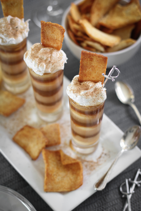 Salted Caramel Eggnog Shooters Sprinkle Bakes