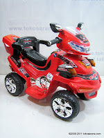 Motor Mainan Aki Pliko PK668 ATV