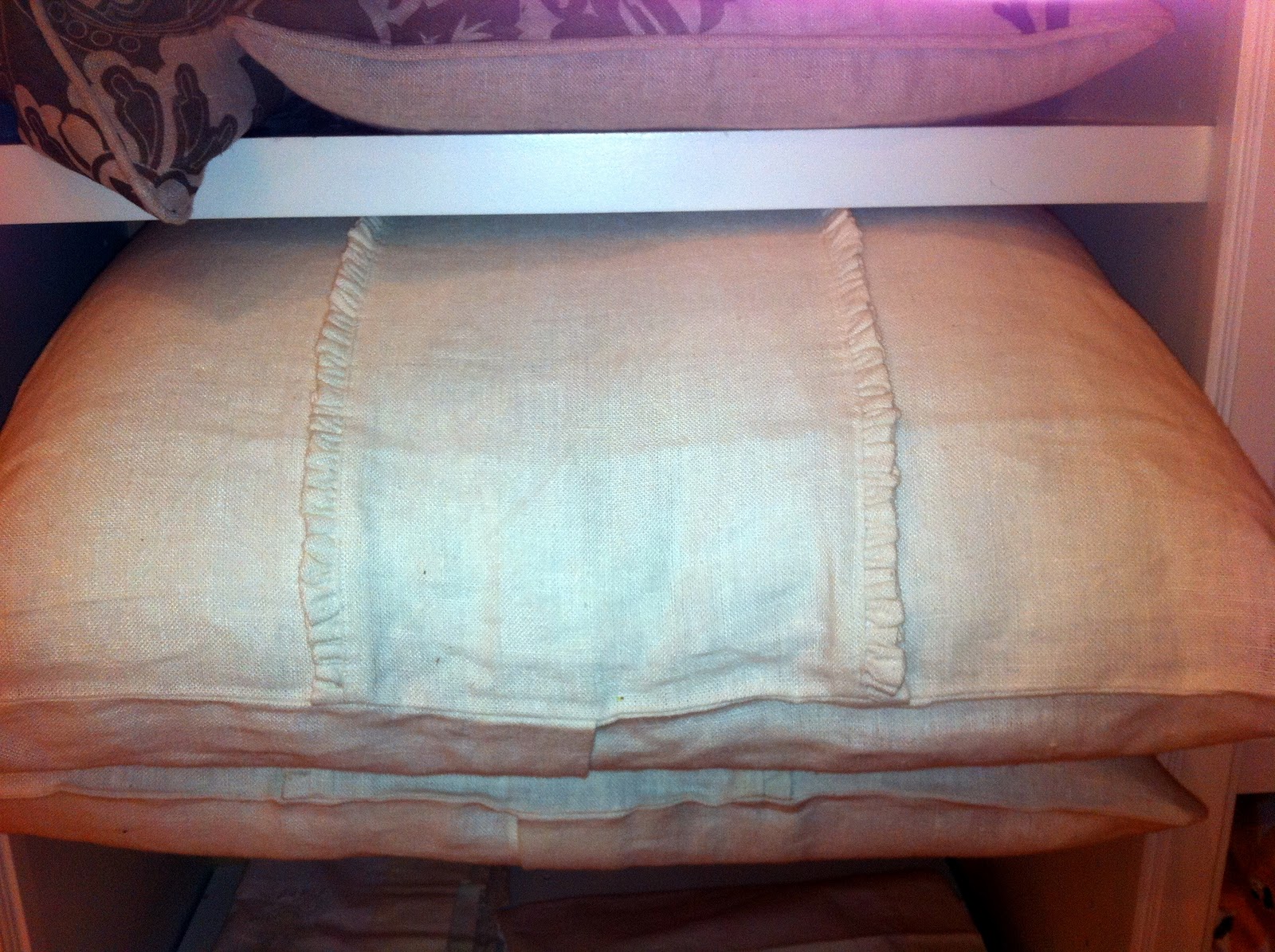 Just Another Hang Up Simple Ruffled Pillow...