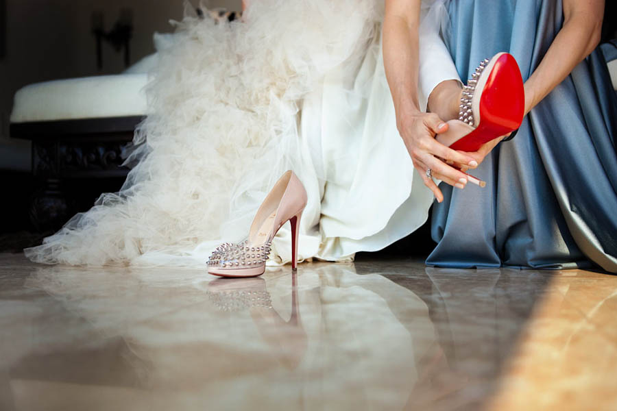 Chasing Rainbows Kissing Frogs: Christian Louboutin Wedding Shoes