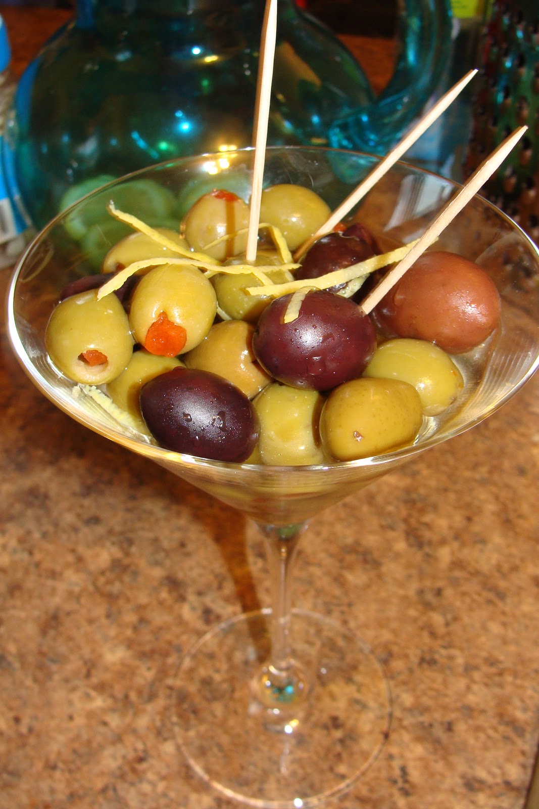 Lili popotte Olives au martini
