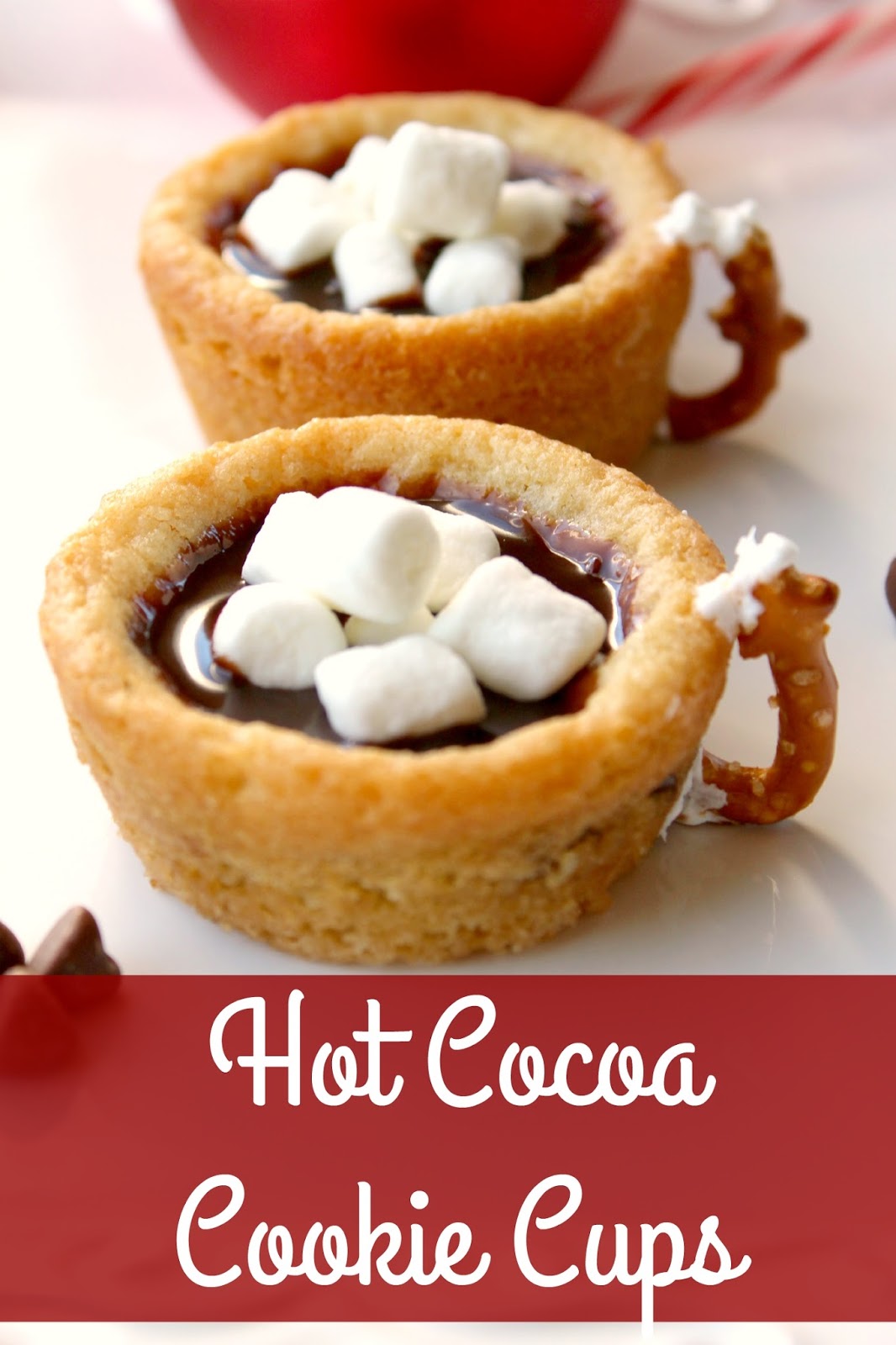 Life With 4 Boys: Hot Chocolate Cookie Cups #Recipe