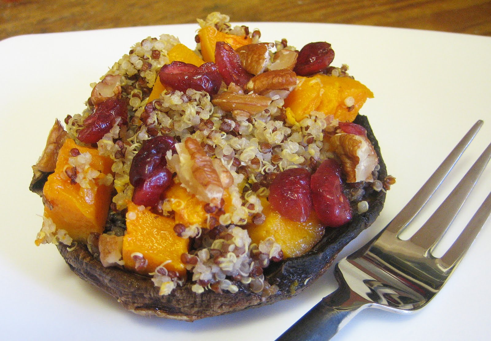 Lentil Breakdown A QuinoaStuffed Portobello Mushroom Romance