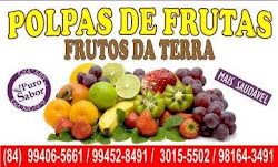 POLPAS DE FRUTAS FRUTOS DA TERRA 100% NATURAL