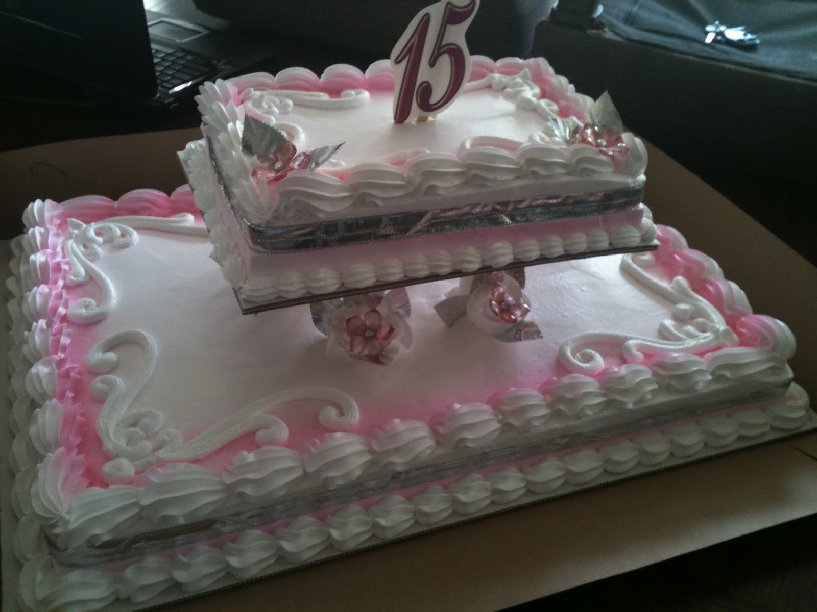 Hector's Custom Cakes pink quince cake custom