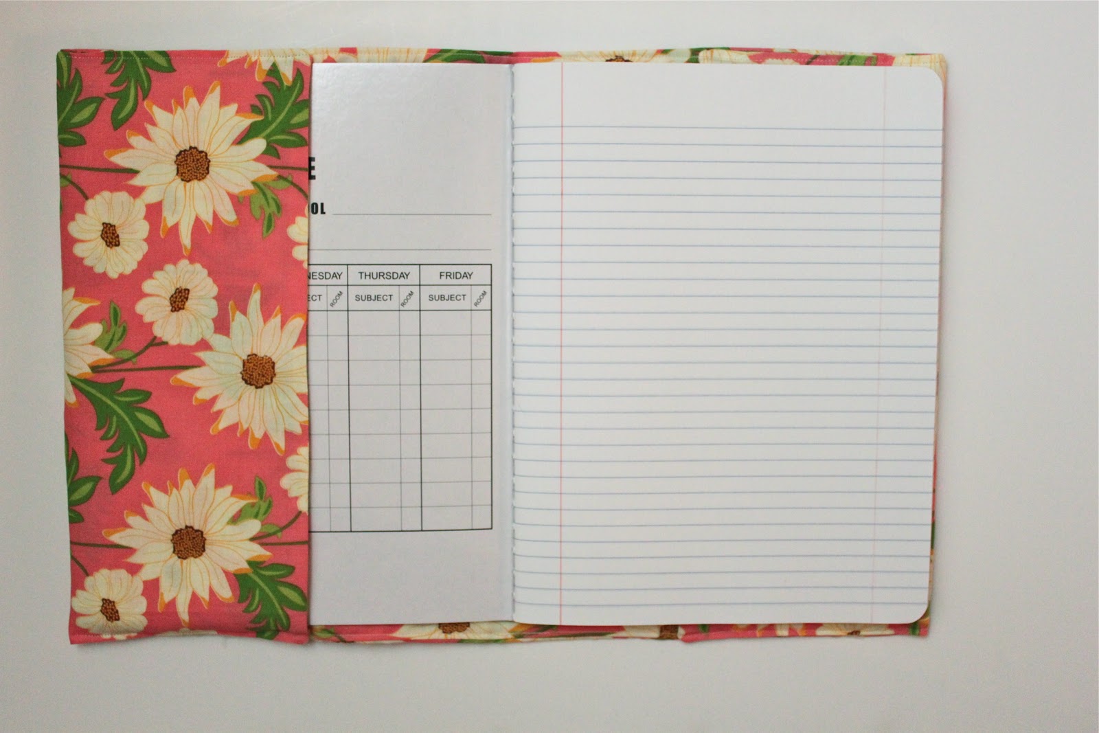 Fabric Composition Notebook Cover {Tutorial} Smashed Peas & Carrots