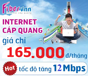 Giá cước khuyến mãi FiberVNN