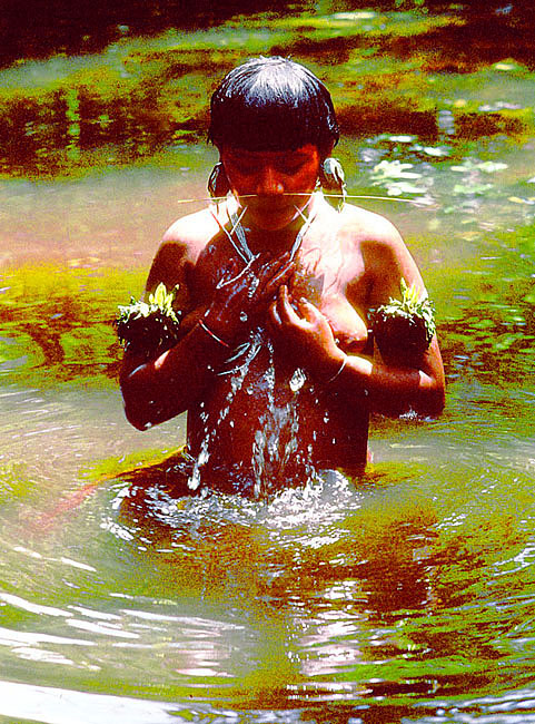 Indian Bathing