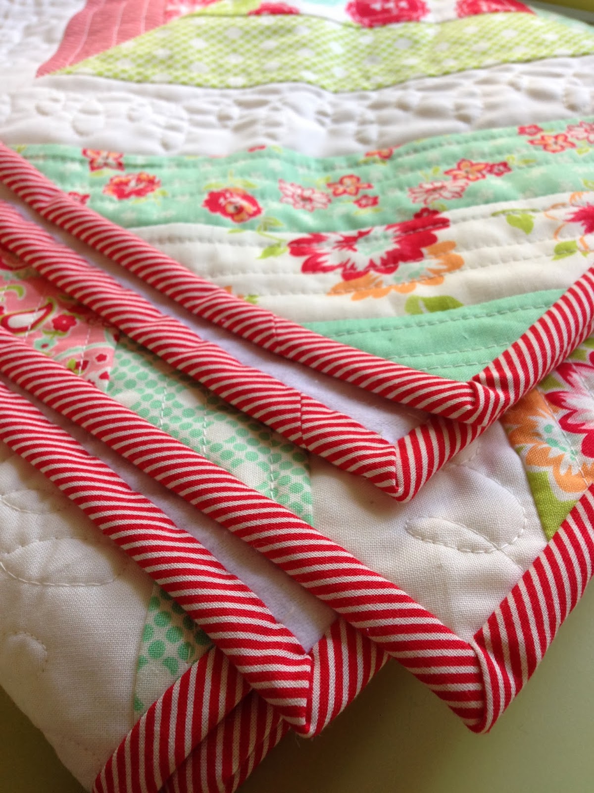 Quilt as you Go Strip Quilt Quilting In The Rain