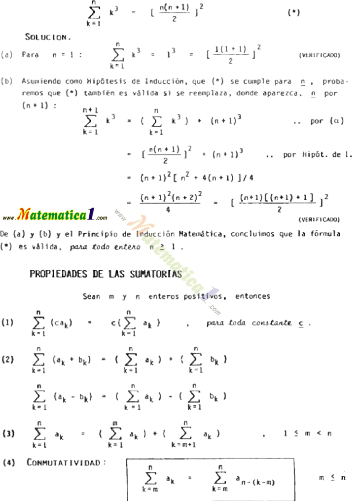EJERCICIOS DE INDUCCION MATEMATICA ejercicios de induccion matematica: