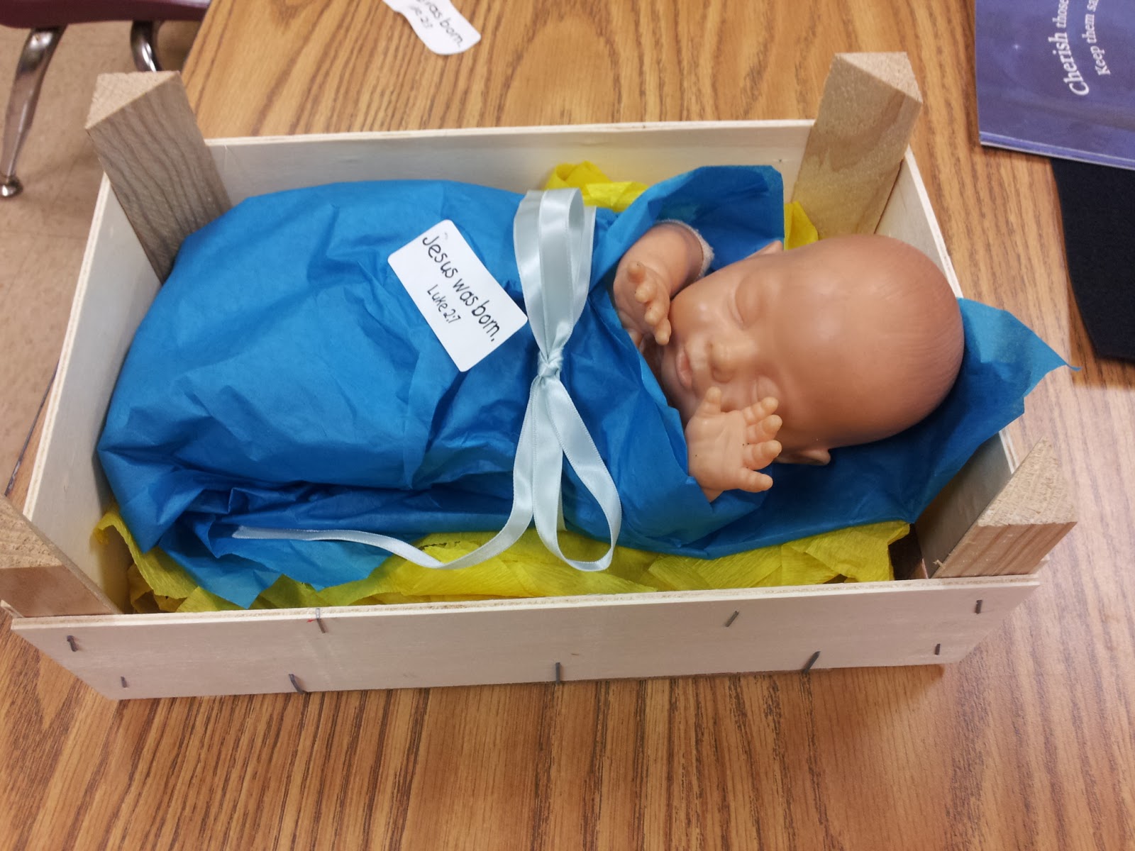 Bloomin baby Jesus bed