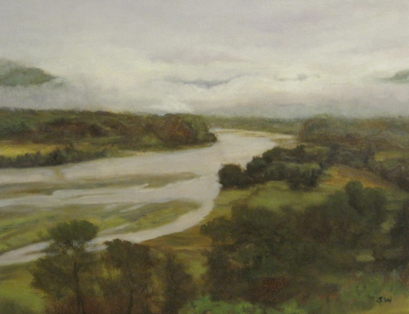 Painting Every Day Wandering River in South Asia