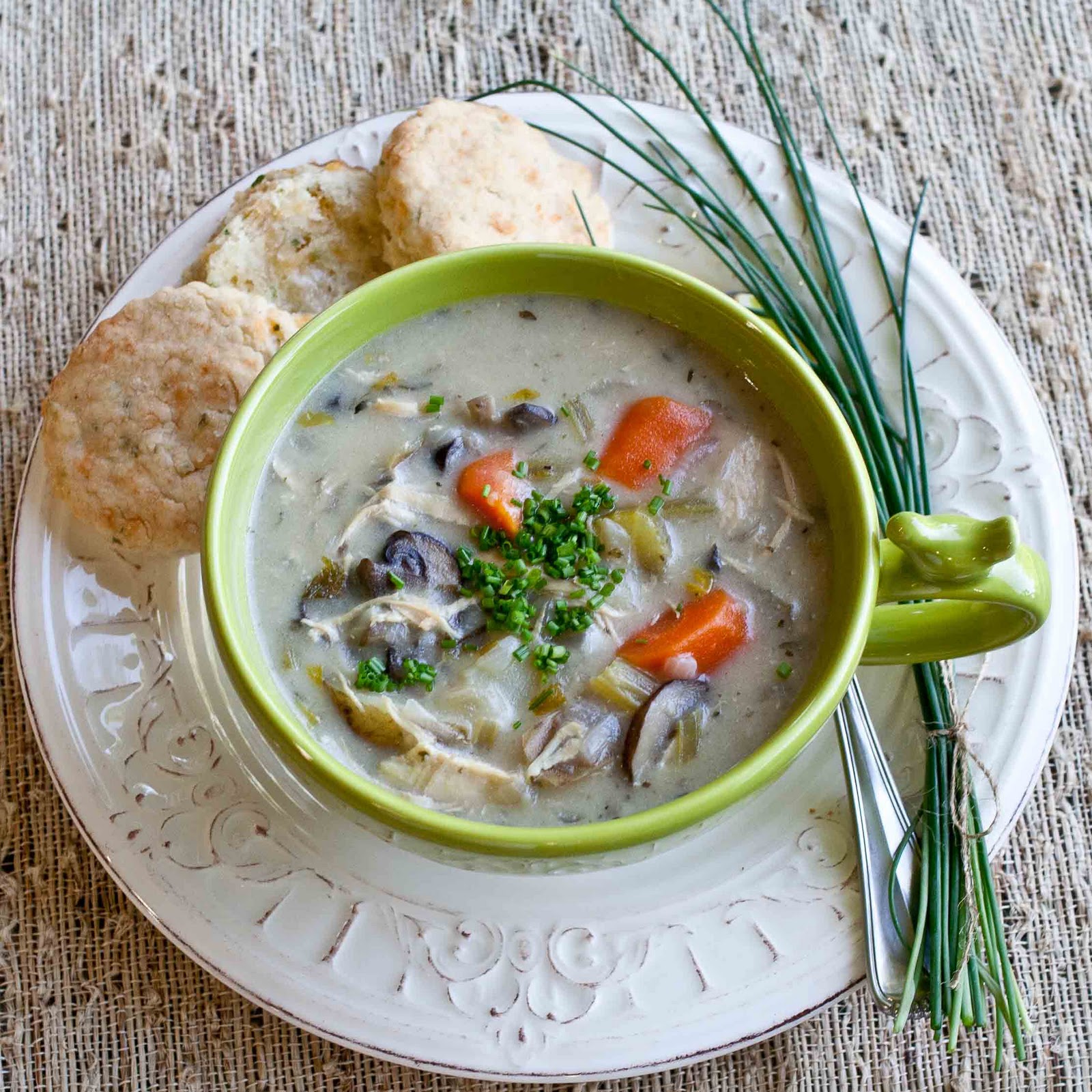 FOODjimoto: Creamy Chicken & Mushroom Stew