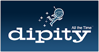 Dipity's logo a picture of a man in an astronaut outfit