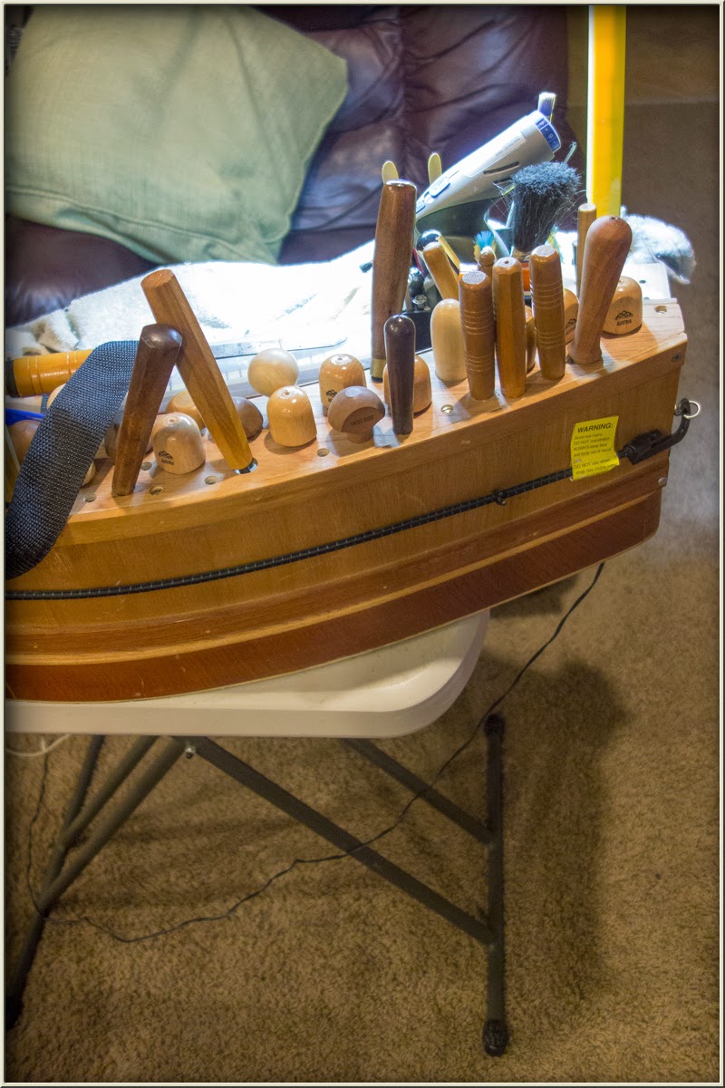 Whimsical Wood Carving Work Station