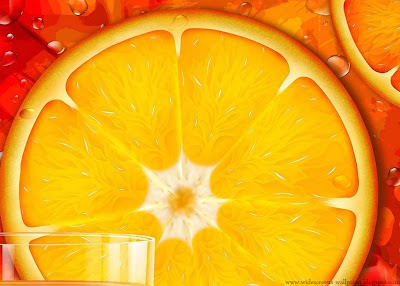 Orange fruit Wallpaper
