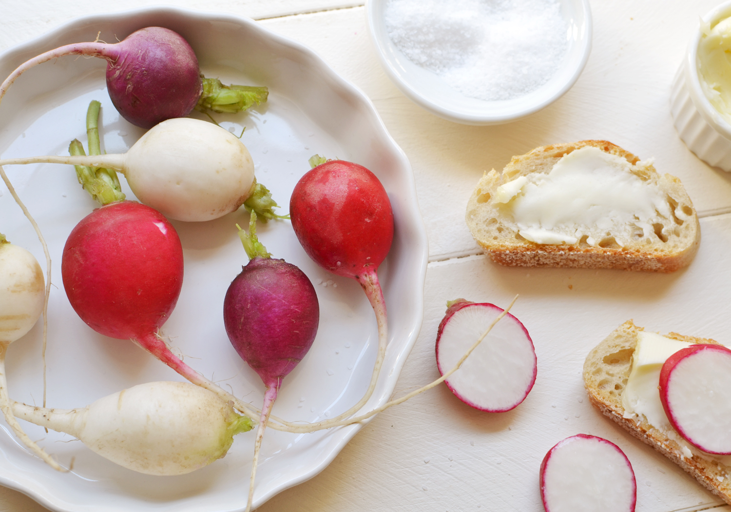Easter Egg Radishes Fork Knife Swoon