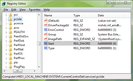 Reset SATA Hard Disk Mode IDE Settings Mengubah SATA HD dari IDE ke AHCI / RAID di BIOS setelah Instalasi Windows