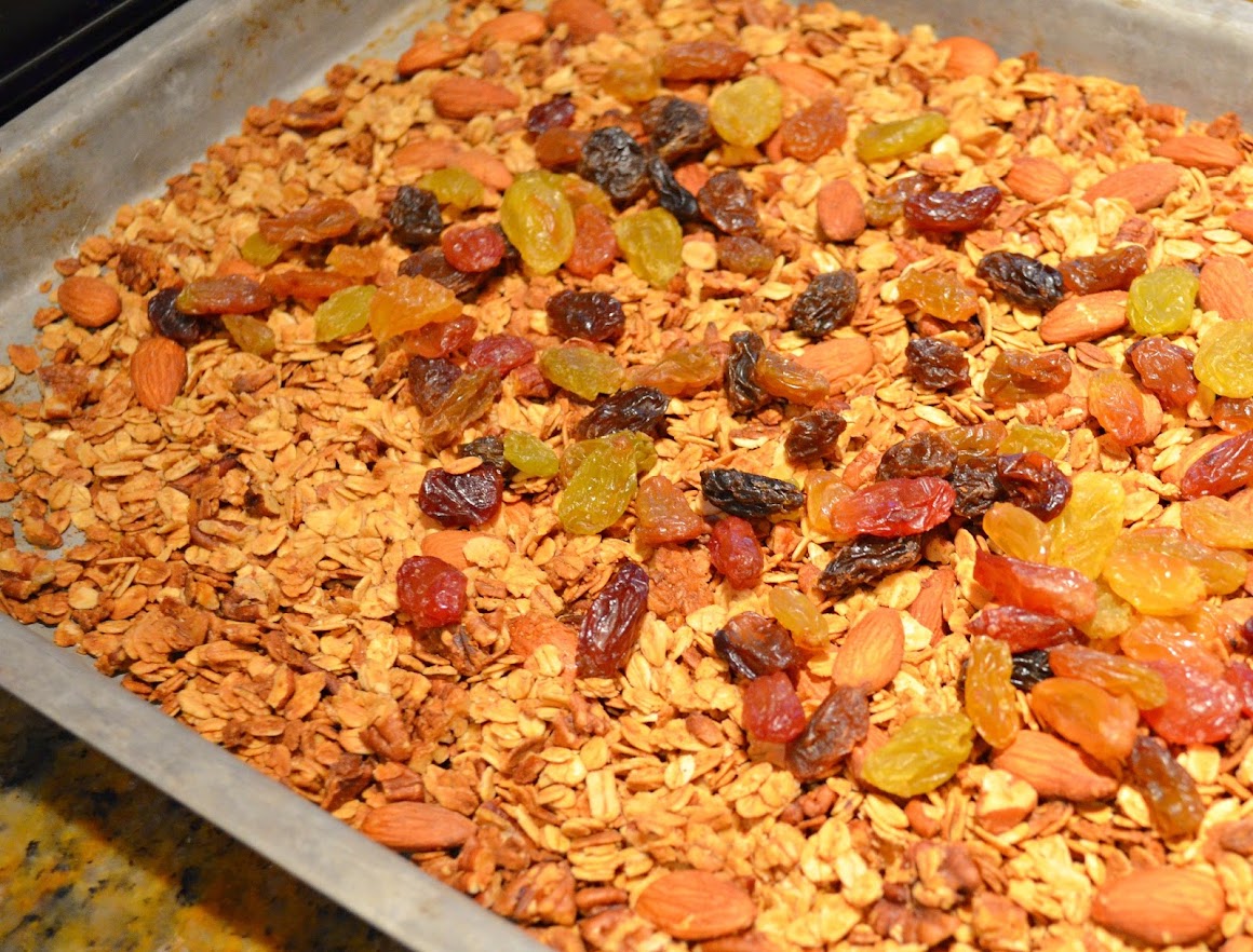 Vanilla Honey Nut Raisin Granola Serena Bakes Simply From Scratch