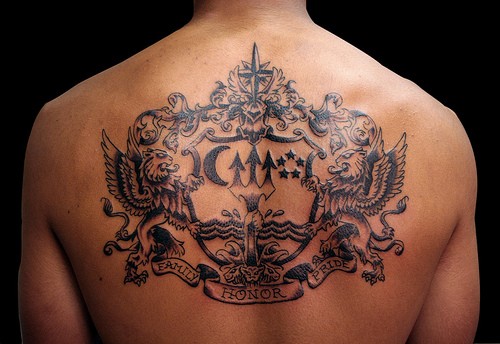 Family Crest Tattoo